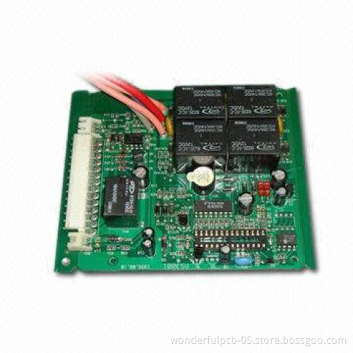 Double Side PCB Assembly with 2.0mm FR4 -TG170 Material 1oz Copper Green Solder Mask for Electronics